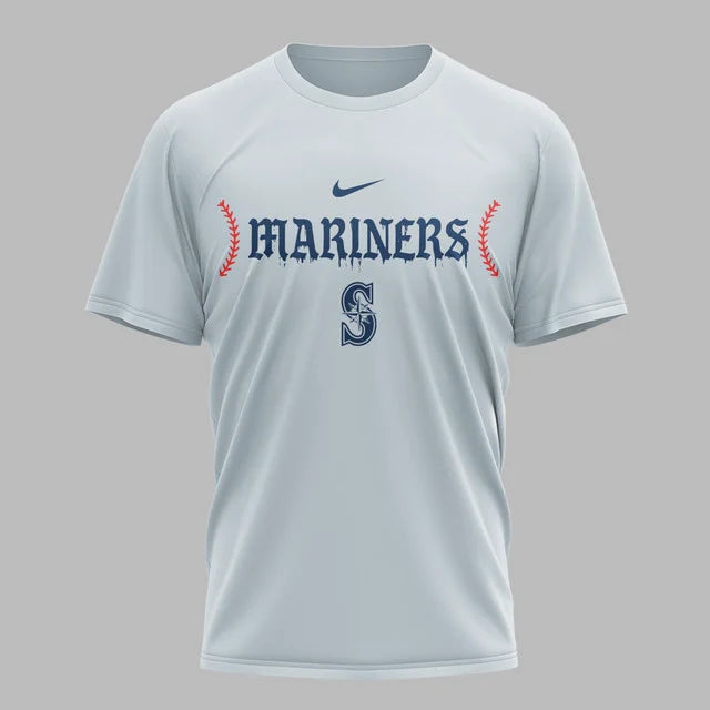 [FLASH SALE] NEW CUSTOMIZED MLB14 SMS SEATTLE MARINERS MUTICOLOR T-SHIRT