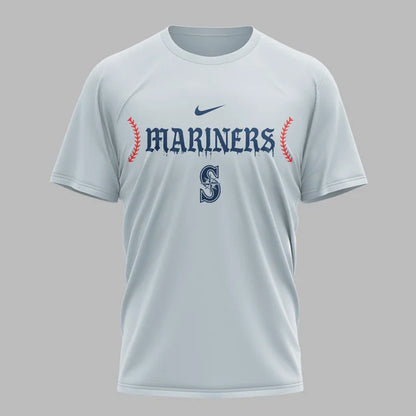 [FLASH SALE] NEW CUSTOMIZED MLB14 SMS SEATTLE MARINERS MUTICOLOR T-SHIRT
