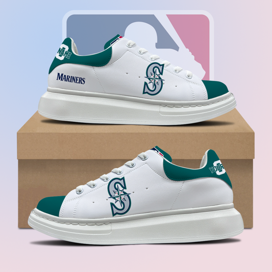 [FLASH SALE] NEW CUSTOMIZED MLB14 SMS SEATTLE MARINERS MCQUEEN SHOES