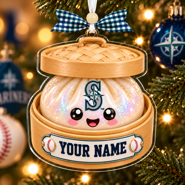 [FLASH SALE] NEW CUSTOMIZED MLB14 SMS SEATTLE MARINERS CHRISTMAS ACRYLIC ORNAMENT