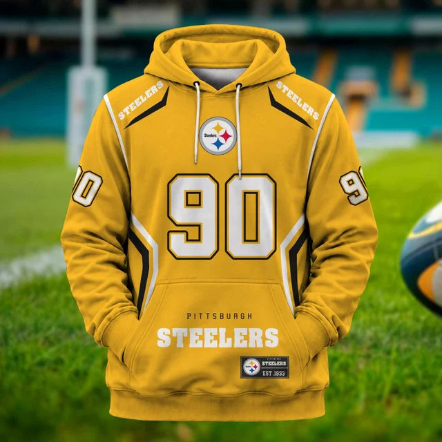 [SPECIAL OFFER] NEW CUSTOMIZED NFL14 PSB PITTSBURGH STEELERS T-SHIRT, HOODIE, ZIP HOODIE