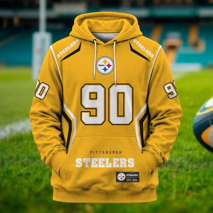 [SPECIAL OFFER] NEW CUSTOMIZED NFL14 PSB PITTSBURGH STEELERS T-SHIRT, HOODIE, ZIP HOODIE