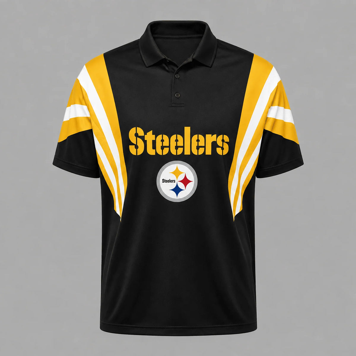 [SPECIAL OFFER] NEW CUSTOMIZED NFL14 PSB PITTSBURGH STEELERS POLO SHIRT