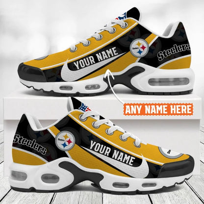 [SPECIAL OFFER] NEW CUSTOMIZED NFL14 PSB PITTSBURGH STEELERS AIR MAX PLUS SNEAKERS