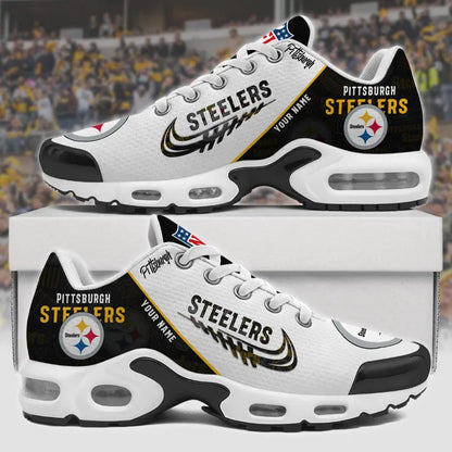 [SPECIAL OFFER] NEW CUSTOMIZED NFL14 PSB PITTSBURGH STEELERS AIR MAX PLUS SNEAKERS