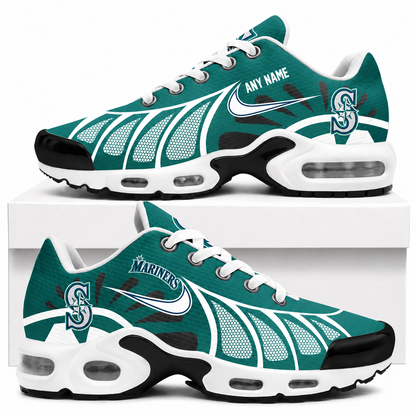 [FLASH SALE] NEW CUSTOMIZED MLB14 SMS SEATTLE MARINERS AIR MAX PLUS SNEAKERS