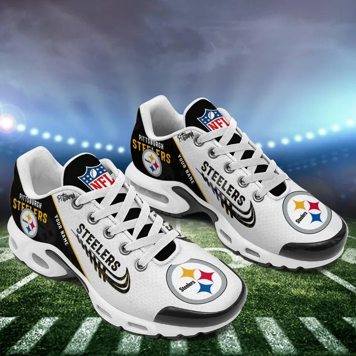 [SPECIAL OFFER] NEW CUSTOMIZED NFL14 PSB PITTSBURGH STEELERS AIR MAX PLUS SNEAKERS