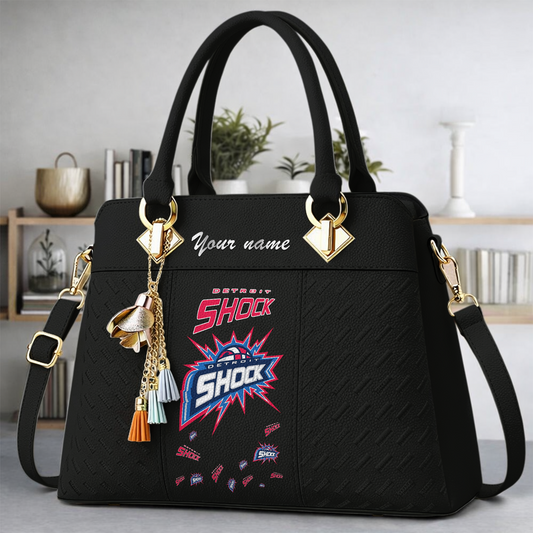 [FAN FAVORITE] NEW CUSTOMIZED WNBA15 DTS DETROIT SHOCK MULTICOLOR HANDBAG