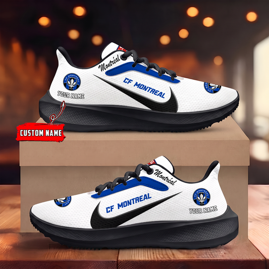 [FAN EXCLUSIVE] NEW CUSTOMIZED MLS15 CFM CF MONTRÉAL ROAD RUNNING SHOES