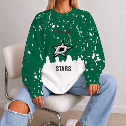 [SUPER SALE] NEW CUSTOMIZED NHL15 DLS DALLAS STARS UNISEX SWEATSHIRT