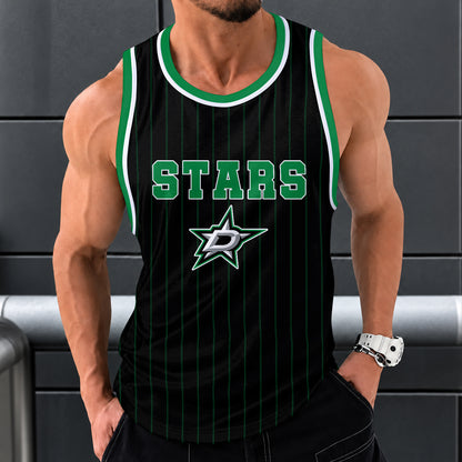 [SUPER SALE] NEW CUSTOMIZED NHL15 DLS DALLAS STARS UNISEX TANK TOP