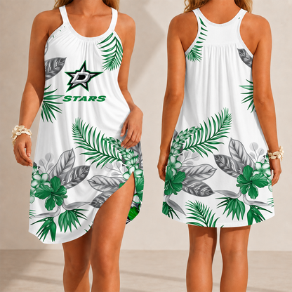 [SUPER SALE] NEW CUSTOMIZED NHL15 DLS DALLAS STARS CAMISOLE DRESS
