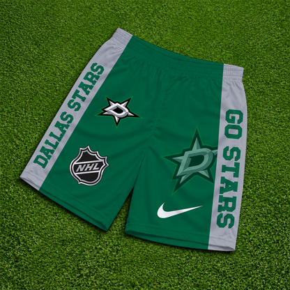 [SUPER SALE] NEW CUSTOMIZED NHL15 DLS DALLAS STARS SHORT PANTS