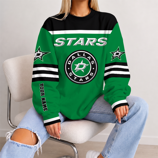 [SUPER SALE] NEW CUSTOMIZED NHL15 DLS DALLAS STARS UNISEX SWEATSHIRT