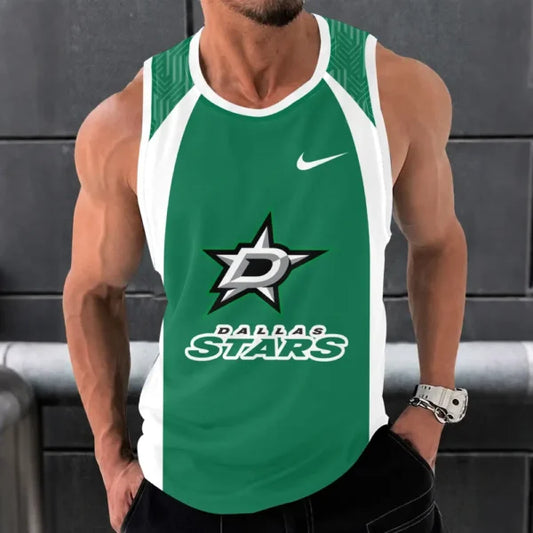 [SUPER SALE] NEW CUSTOMIZED NHL15 DLS DALLAS STARS UNISEX TANK TOP