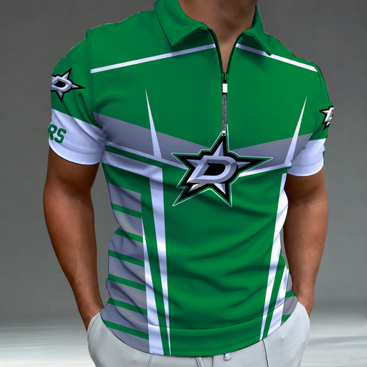 [SUPER SALE] NEW CUSTOMIZED NHL15 DLS DALLAS STARS POLO SHIRT