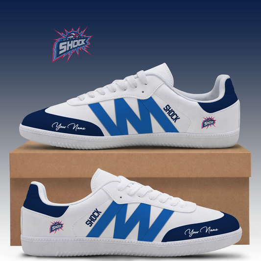 [FAN FAVORITE] NEW CUSTOMIZED WNBA15 DTS DETROIT SHOCK CLASSIC SNEAKERS