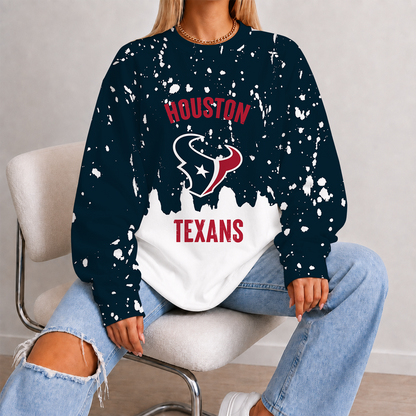 [SPECIAL OFFER] NEW CUSTOMIZED NFL15 HTT HOUSTON TEXANS UNISEX SWEATSHIRT