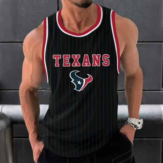 [SPECIAL OFFER] NEW CUSTOMIZED NFL15 HTT HOUSTON TEXANS UNISEX TANK TOP