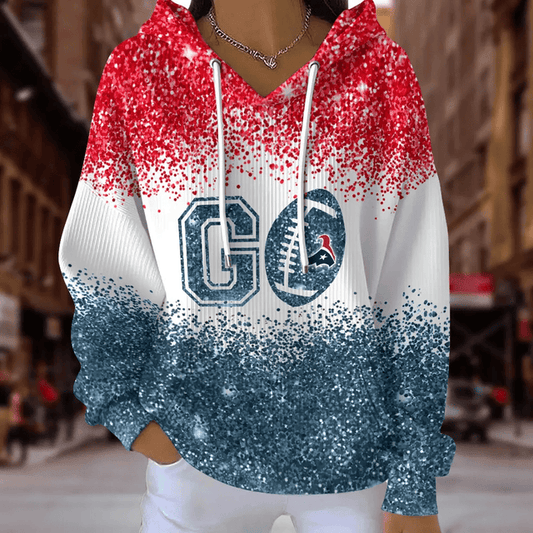 [SPECIAL OFFER] NEW CUSTOMIZED NFL15 HTT HOUSTON TEXANS RIBBED HOODIE & SWEATSHIRT