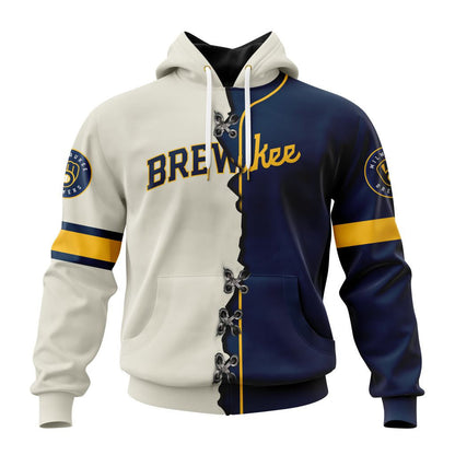 [FLASH SALE] NEW CUSTOMIZED MLB15 MBS MILWAUKEE BREWERS T-SHIRT, HOODIE, ZIP HOODIE