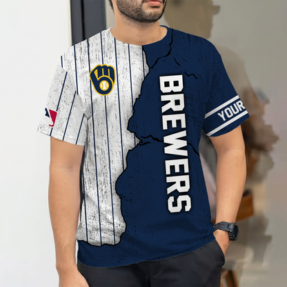 [FLASH SALE] NEW CUSTOMIZED MLB15 MBS MILWAUKEE BREWERS T-SHIRT, HOODIE, ZIP HOODIE