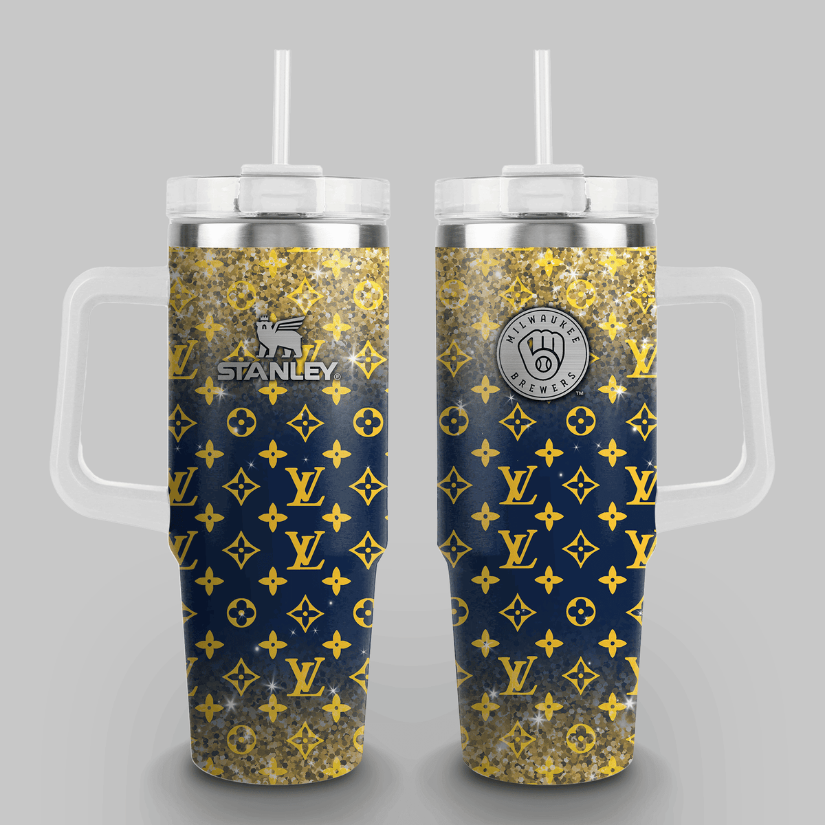 [FLASH SALE] NEW CUSTOMIZED MLB15 MBS MILWAUKEE BREWERS 40OZ TUMBLER