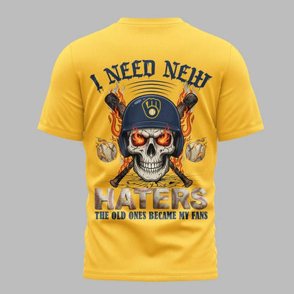 [FLASH SALE] NEW CUSTOMIZED MLB15 MBS MILWAUKEE BREWERS MUTICOLOR T-SHIRT