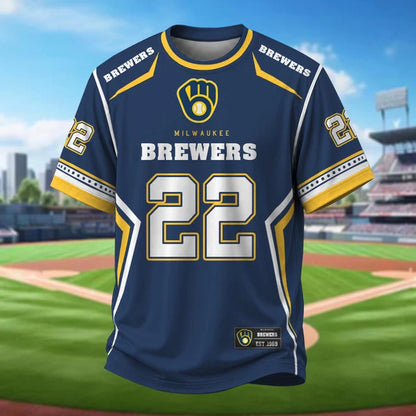 [FLASH SALE] NEW CUSTOMIZED MLB15 MBS MILWAUKEE BREWERS T-SHIRT, HOODIE, ZIP HOODIE