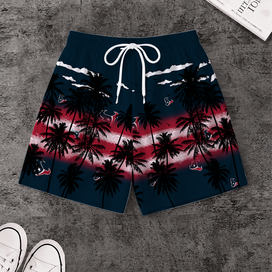 [SPECIAL OFFER] NEW CUSTOMIZED NFL15 HTT HOUSTON TEXANS SHORT PANTS