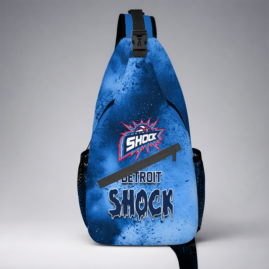 [FAN FAVORITE] NEW CUSTOMIZED WNBA15 DTS DETROIT SHOCK SLING BAG