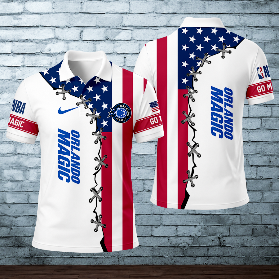 [HOT DEAL] NEW CUSTOMIZED NBA15 OMA ORLANDO MAGIC POLO SHIRT