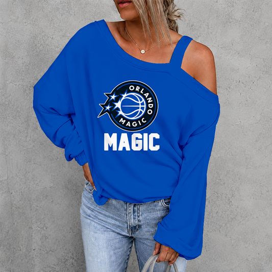 [HOT DEAL] NEW CUSTOMIZED NBA15 OMA ORLANDO MAGIC DROP SHOULDER SWEATSHIRT