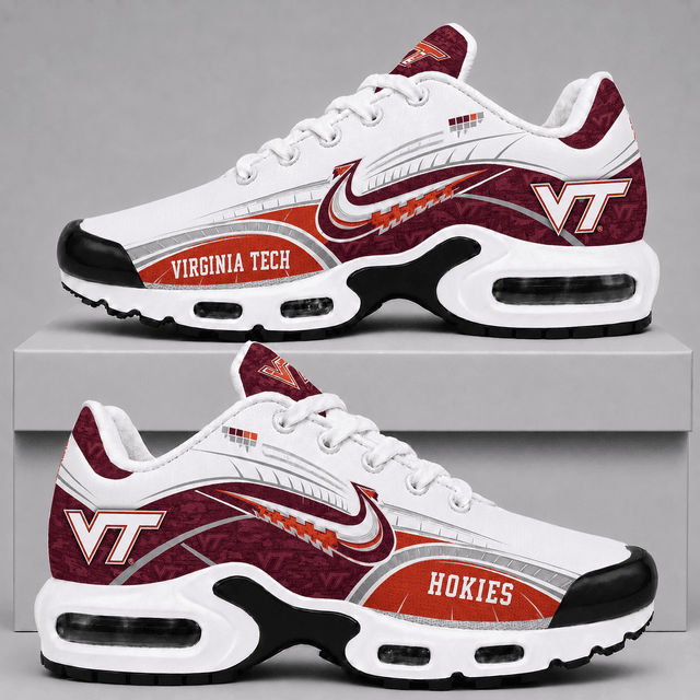 [FAN FAVORITE] NEW CUSTOMIZED NCAA FBS15 VTH VIRGINIA TECH HOKIES AIR MAX PLUS SNEAKERS