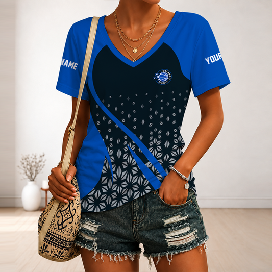 [HOT DEAL] NEW CUSTOMIZED NBA15 OMA ORLANDO MAGIC V-NECK FEMALE SHIRT