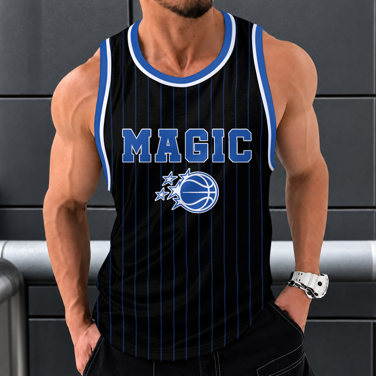[HOT DEAL] NEW CUSTOMIZED NBA15 OMA ORLANDO MAGIC UNISEX TANK TOP