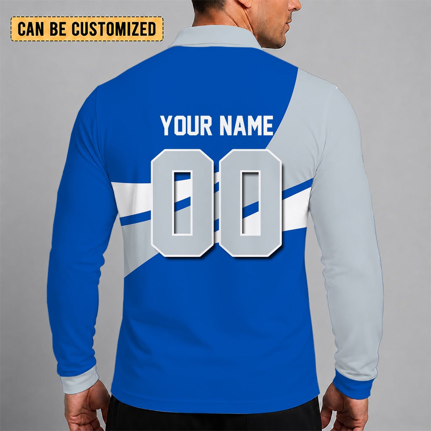 [HOT DEAL] NEW CUSTOMIZED NBA15 OMA ORLANDO MAGIC MEN LONG SLEEVE POLO