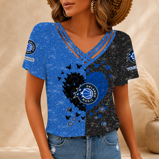 [HOT DEAL] NEW CUSTOMIZED NBA15 OMA ORLANDO MAGIC V-NECK SHIRT