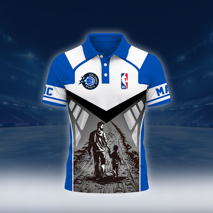 [HOT DEAL] NEW CUSTOMIZED NBA15 OMA ORLANDO MAGIC POLO SHIRT