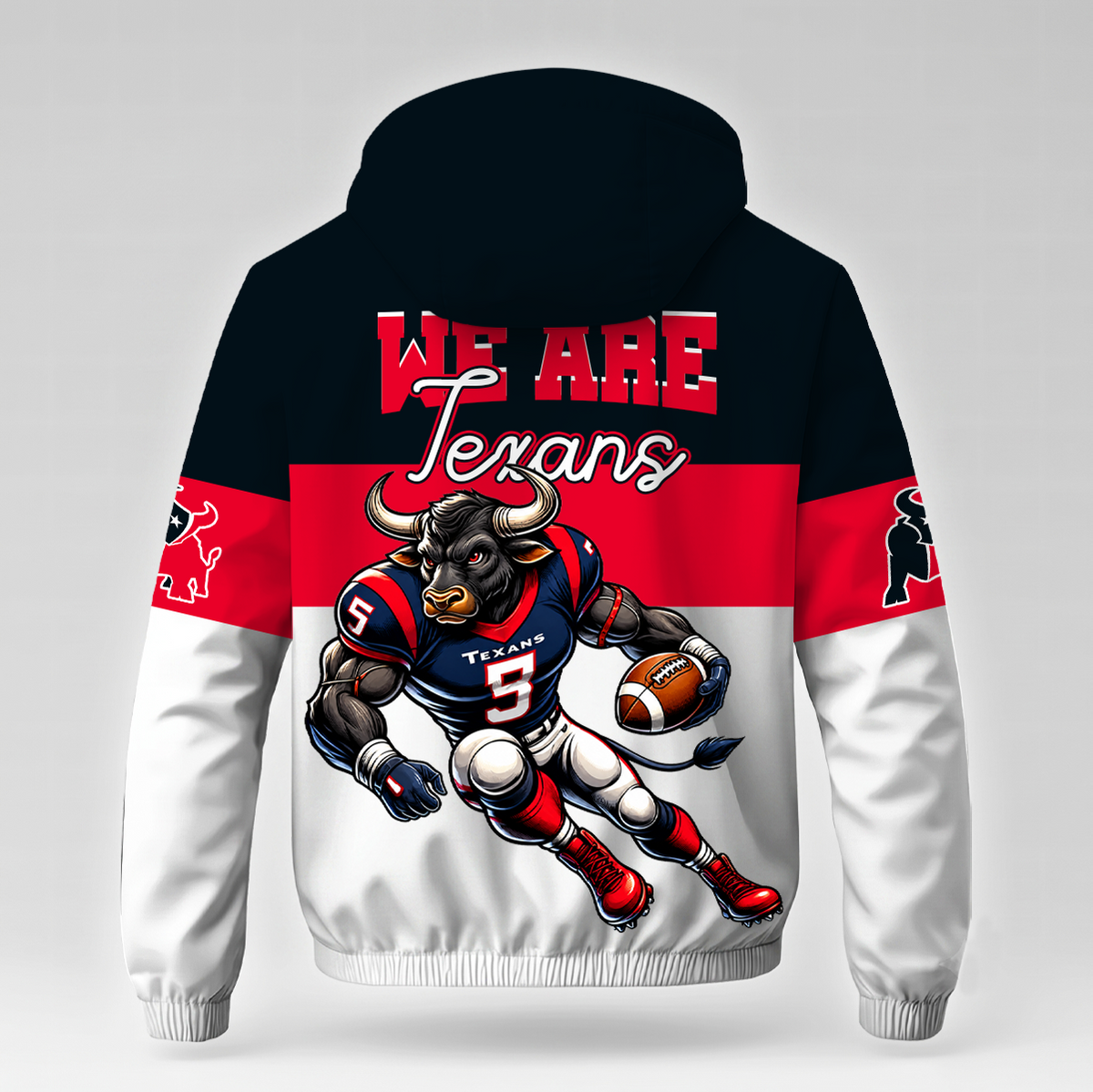 [SPECIAL OFFER] NEW CUSTOMIZED NFL15 HTT HOUSTON TEXANS WINDBREAKER JACKET