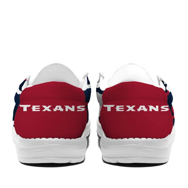 [SPECIAL OFFER] NEW CUSTOMIZED NFL15 HTT HOUSTON TEXANS LOAFER SHOES