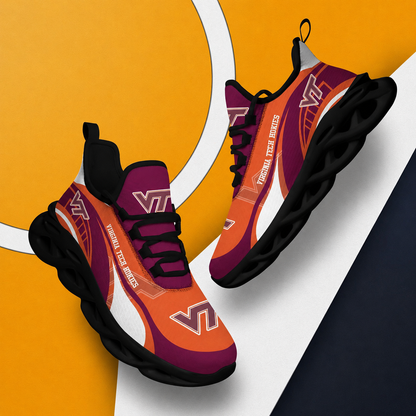 LIMITED EDITION - NEW CUSTOMIZED NCAA FBS15 VTH VIRGINIA TECH HOKIES CLUNKY SNEAKERS