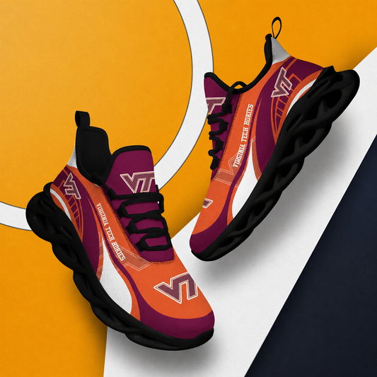 LIMITED EDITION - NEW CUSTOMIZED NCAA FBS15 VTH VIRGINIA TECH HOKIES CLUNKY SNEAKERS