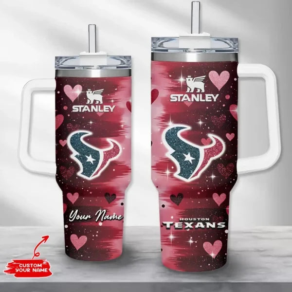 [SPECIAL OFFER] NEW CUSTOMIZED NFL15 HTT HOUSTON TEXANS HALLOWEEN  40OZ TUMBLER