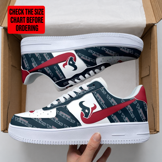[SPECIAL OFFER] NEW CUSTOMIZED NFL15 HTT HOUSTON TEXANS AF1 SHOES