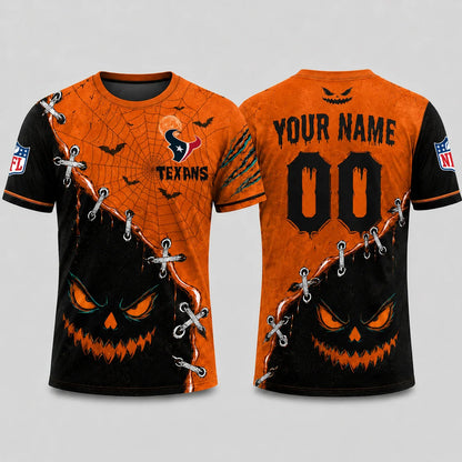 [SPECIAL OFFER] NEW CUSTOMIZED NFL15 HTT HOUSTON TEXANS HALLOWEEN T-SHIRT, HOODIE & ZIP HOODIE