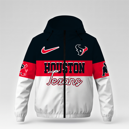 [SPECIAL OFFER] NEW CUSTOMIZED NFL15 HTT HOUSTON TEXANS WINDBREAKER JACKET