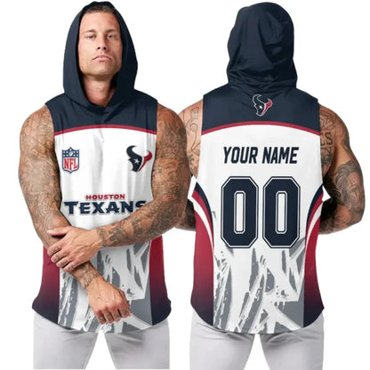 [SPECIAL OFFER] NEW CUSTOMIZED NFL15 HTT HOUSTON TEXANS HOODED TANK TOP