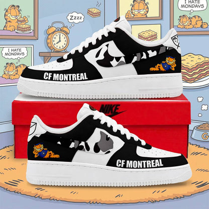 FINAL SALE - NEW CUSTOMIZED MLS15 CFM MONTRÉAL x GARFIELD AF1 SNEAKERS