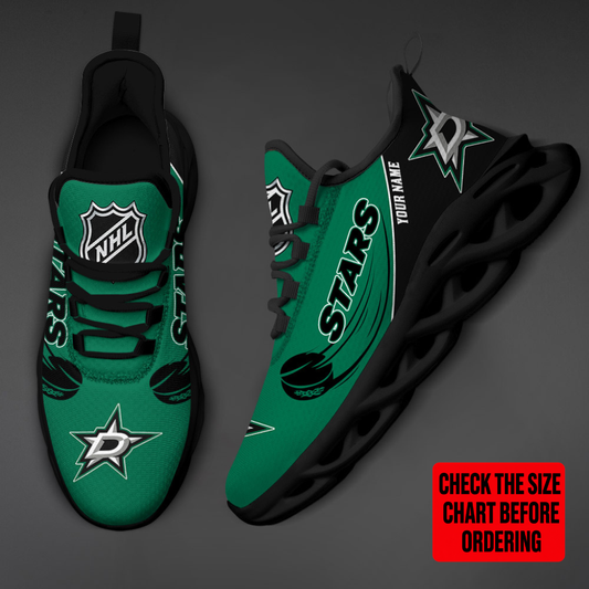 [SUPER SALE] NEW CUSTOMIZED NHL15 DLS DALLAS STARS CLUNKY SNEAKERS
